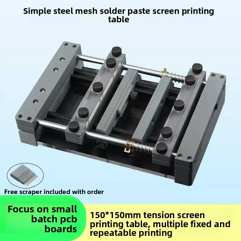 Manual Simple Solder Paste Screen Printing Table PCB Stencil Printer For Circuit Board Tin Small SMT