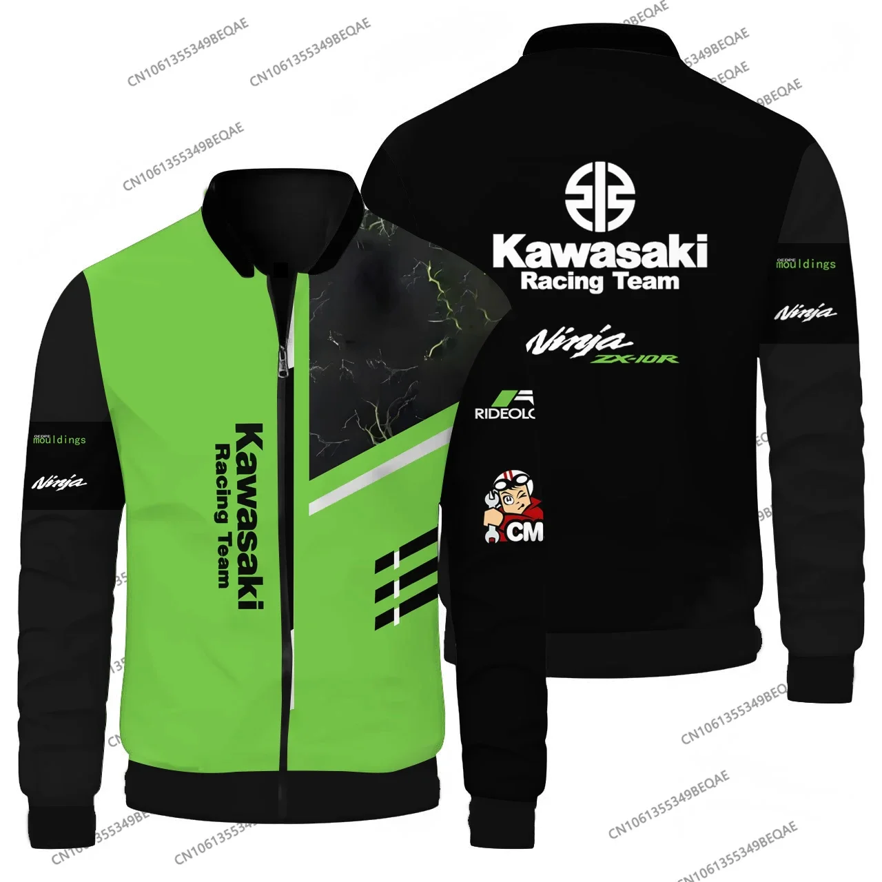 

Новая мотоциклетная ветрозащитная куртка Kawasaki 2025 года, модная, удобная, изысканная, популярная мужская куртка для экстремальных видов спорта