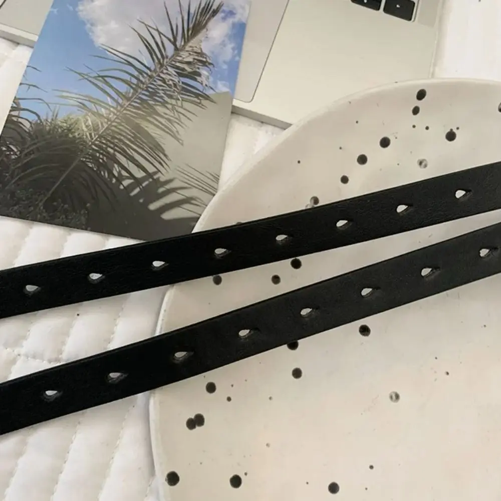 

Модный винтажный женский кожаный ремень Y2k, двубортный универсальный ремень для платья, джинсовый ремень, уличная одежда