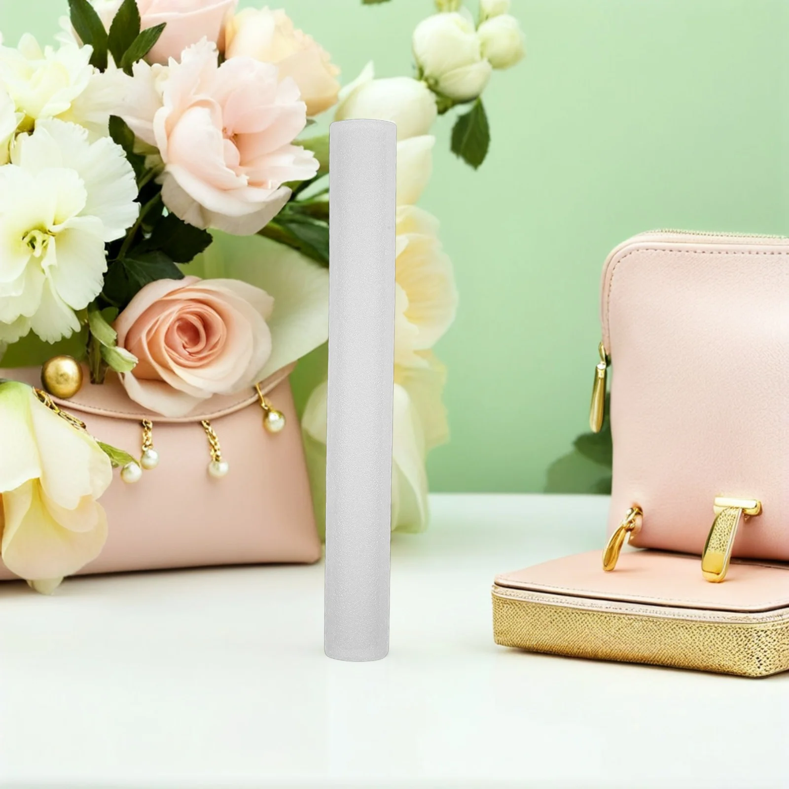 12Pcs Flower Arrangement Holder Set - 40Cm Foam Tubes for Crafting White Polystyrene Rods for DIY Floral Design Projects