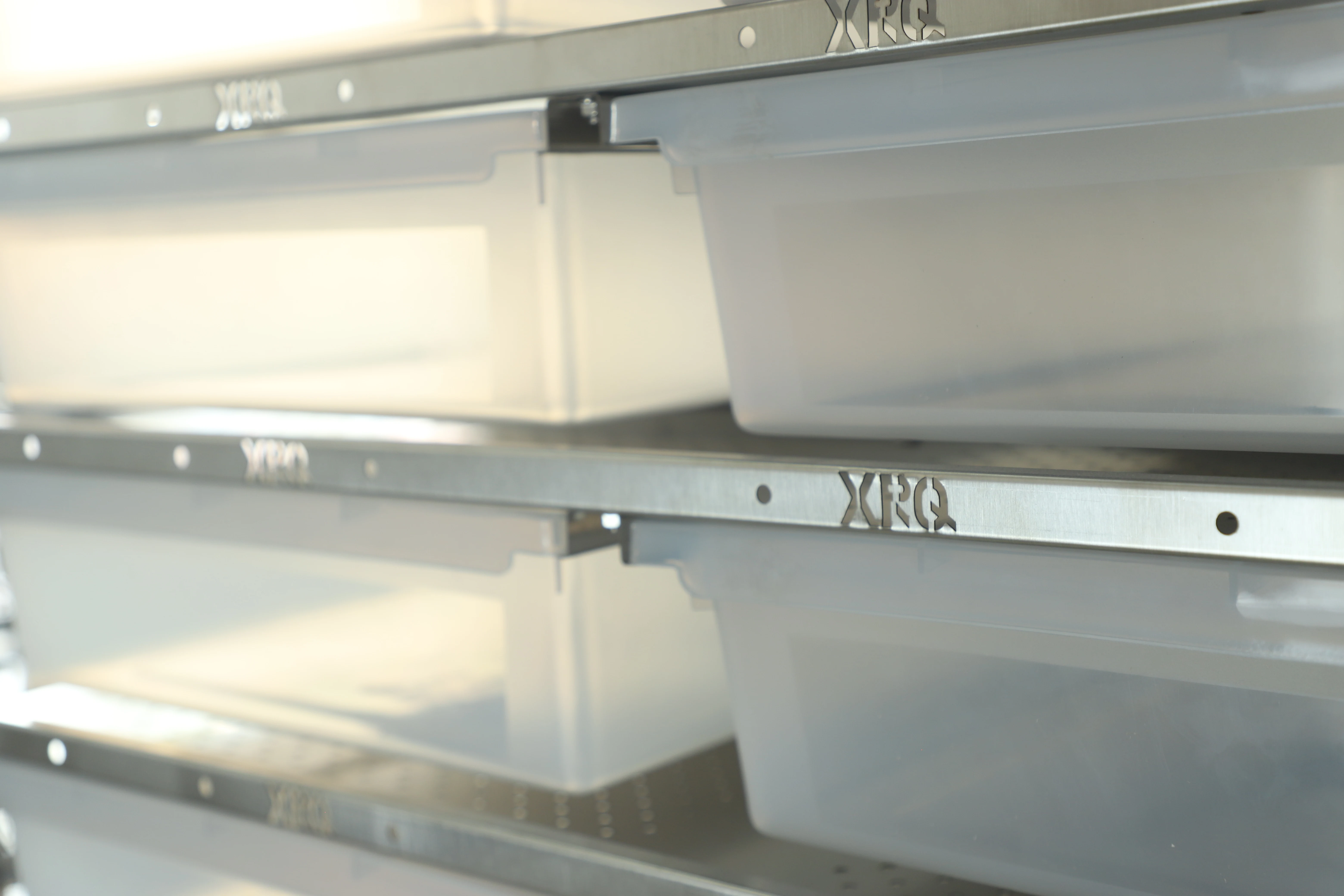 نظام رف الثعبان من الفولاذ المقاوم للصدأ للكرة بيثون - رف تربية متعدد الطبقات مع صندوق إخفاء، حاوية 403/201 للحيوانات الأليفة الزواحف