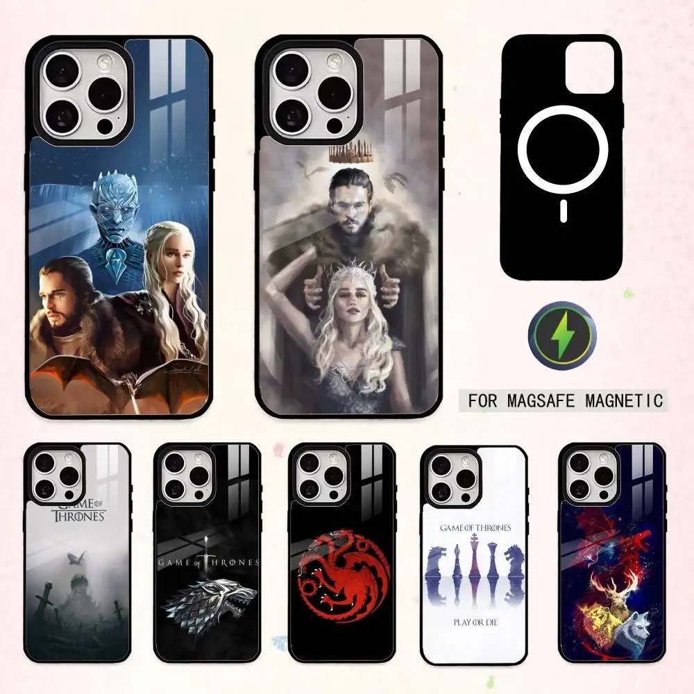 TV g-Game of t-Thrones   Phone Case For iPhone17,16,15,14,13,12,11 Plus,Pro Max Magnetic For Magsafe Wireless Charging