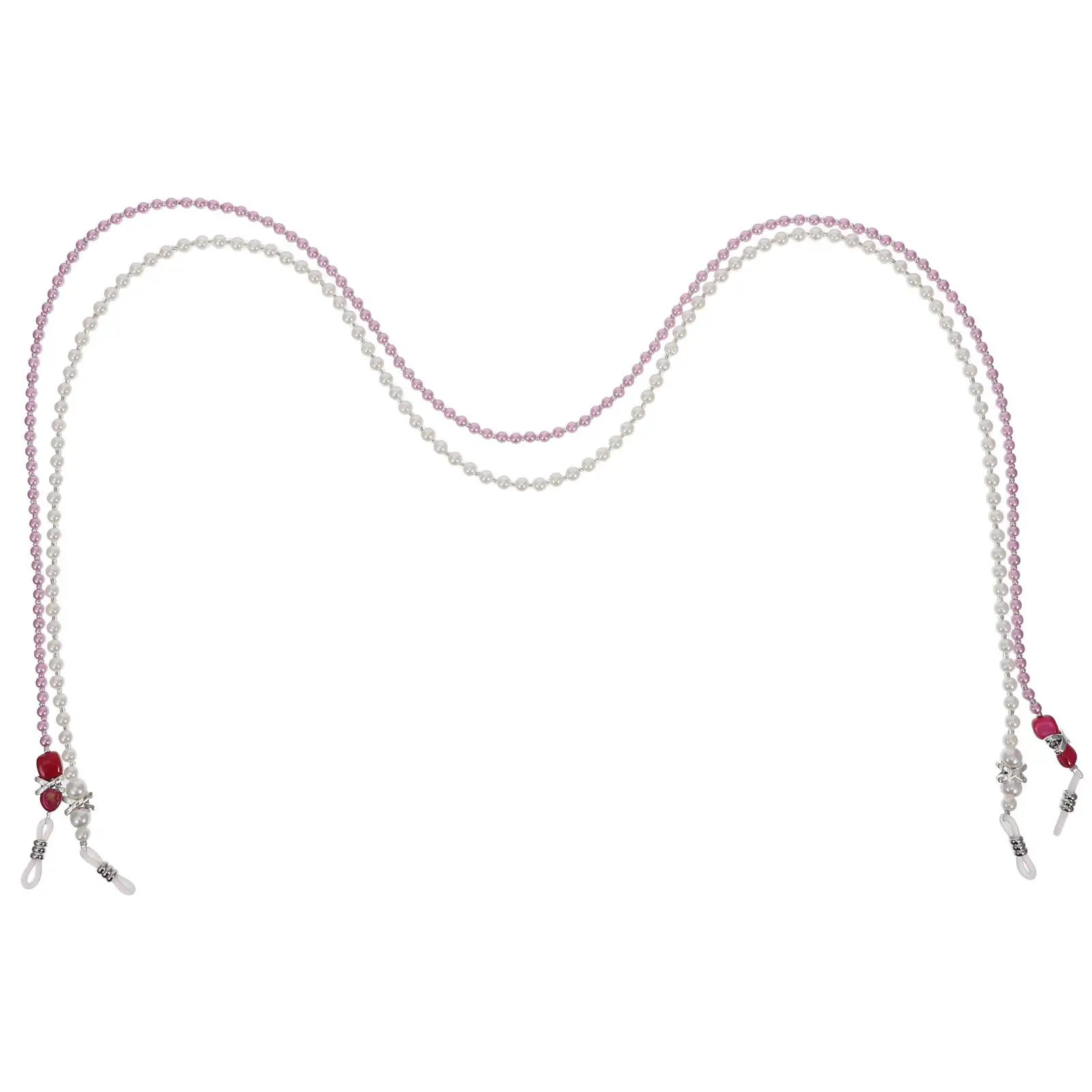 2 قطعة سلسلة النظارة عدم الانزلاق النظارات حزام معلق للنساء مطرز الحبل نظارات الحبل العين ارتداء اكسسوارات نظارات السلامة