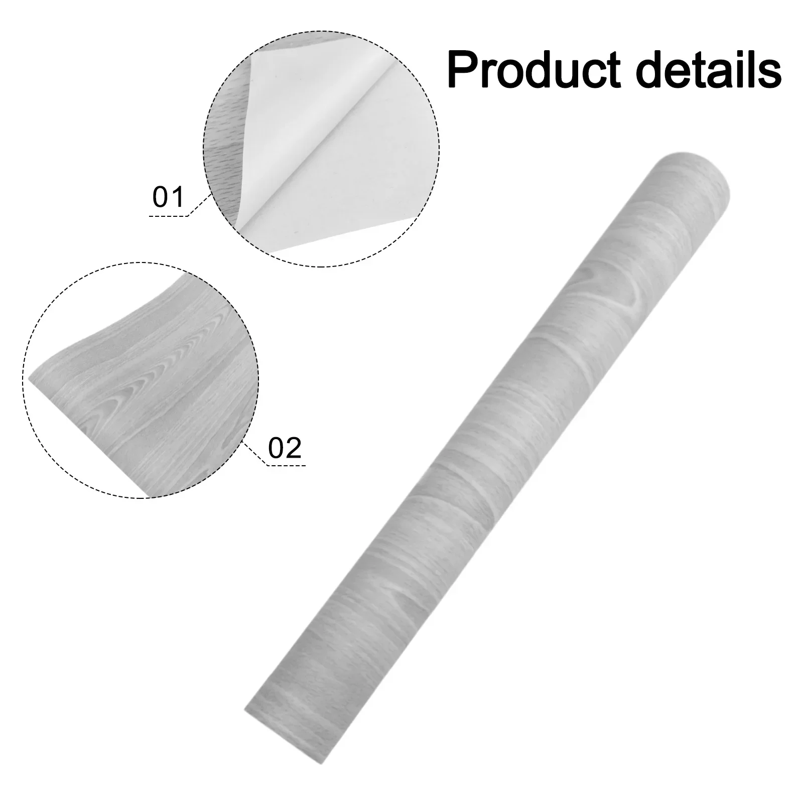 10M  Imitation Wood Sticker Flooring Kitchen Bedroom Home Office DIY Decorations C Waterproof Moisture-proof Sticker Paper