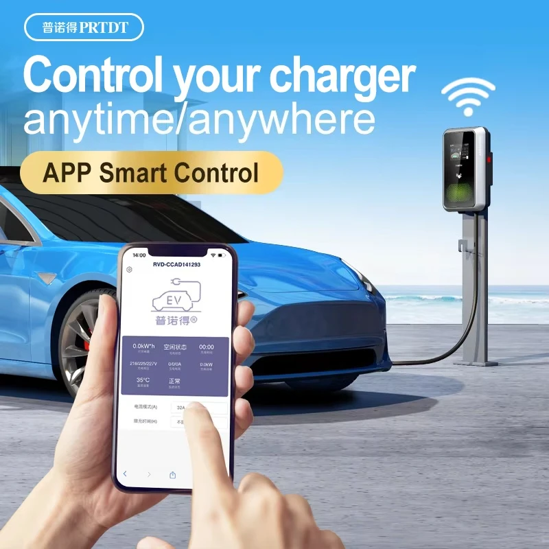 Charger for Electric Car Public Fast Ev Chargers 11kw 22kw Ocpp 1.6 New Energy Vehicle Parts & Accessories view 4