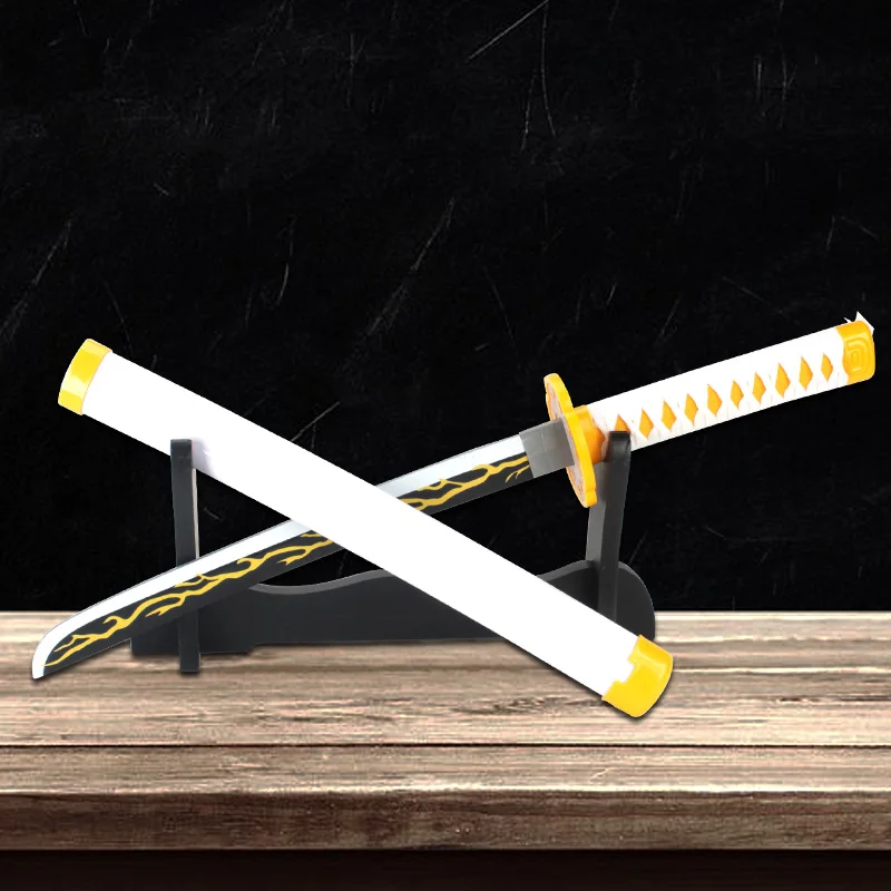 23,6 in/60 cm houten speelgoedzwaard cosplay rekwisieten originele anime-patronen Halloween- en kerstcadeaus