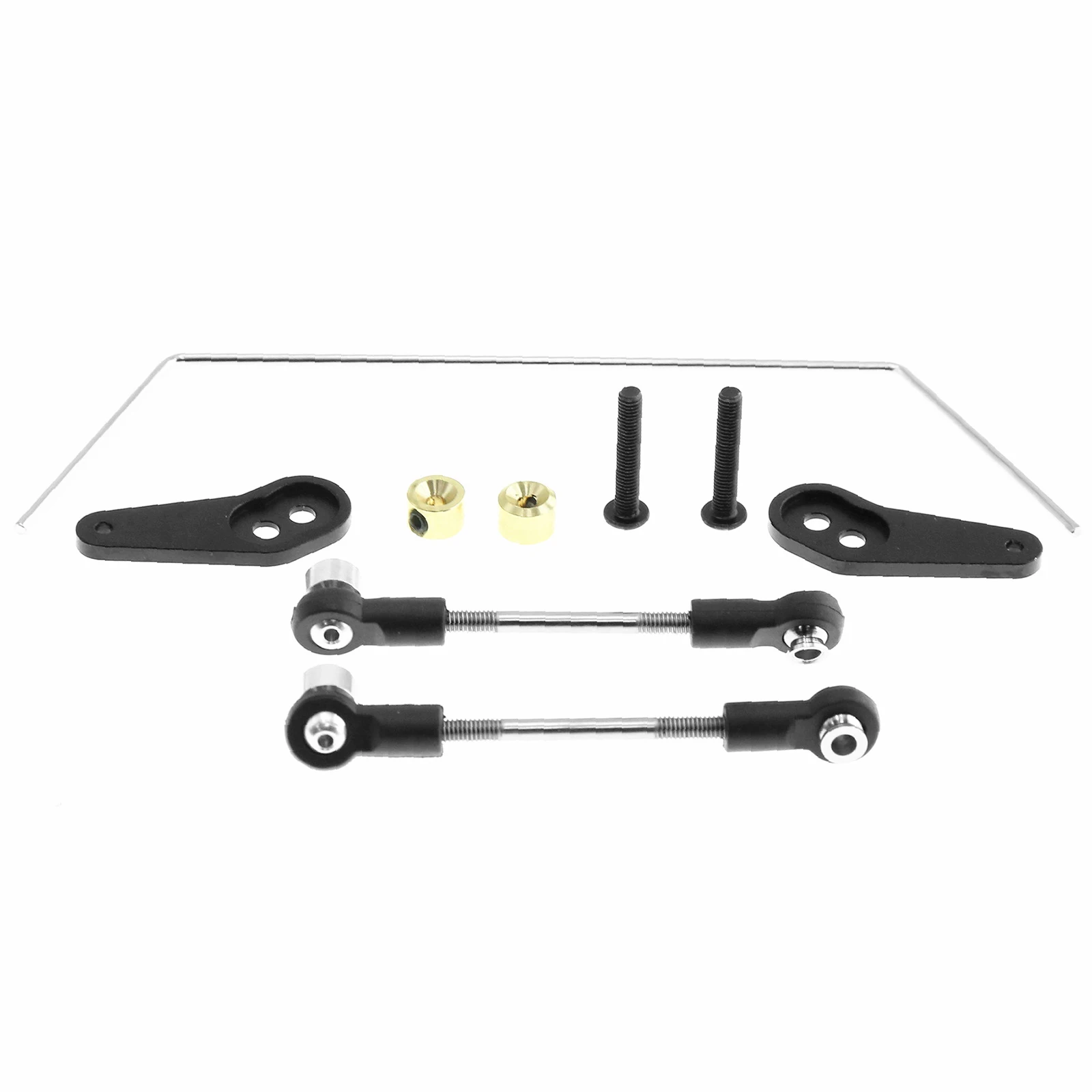 1 Set Rear Anti Roll Bar Kit Replacement For Tamiya BB01 BBX BB-01 1/10 RC Car Accessories Metal Rear Sway Bar Link Upgrade Part