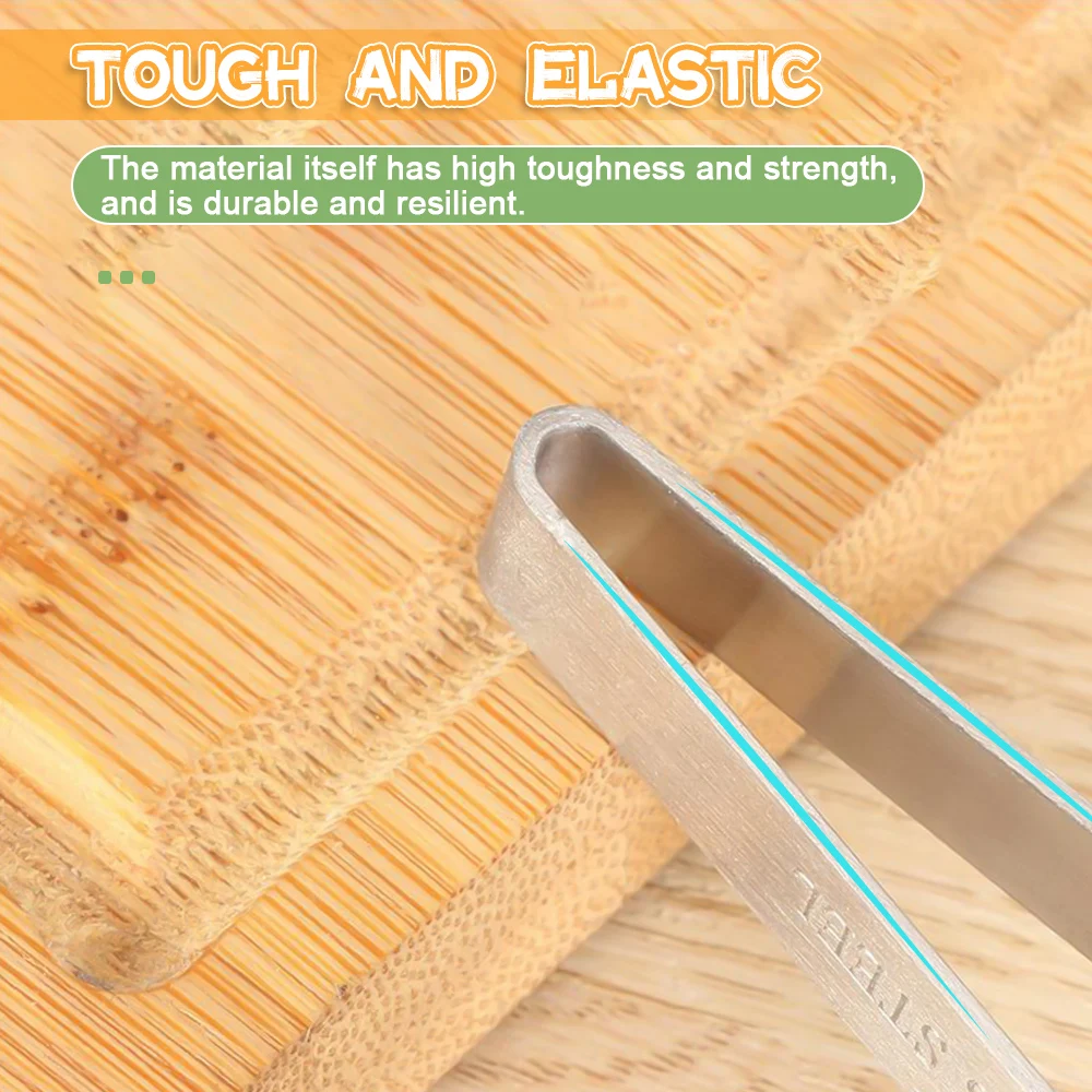 Stainless Steel Fish Bone Tweezers Clamp Chicken Feather Remover Tongs Pick-Up Utensils Kitchen salmon Seafood Tweezers Tools