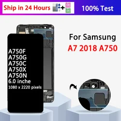 AAA+ Quality For Samsung  A7 (2018) LCD Display Digital Touch Screen Assembly For Samsung  A750 A750F A750FN/DS Display