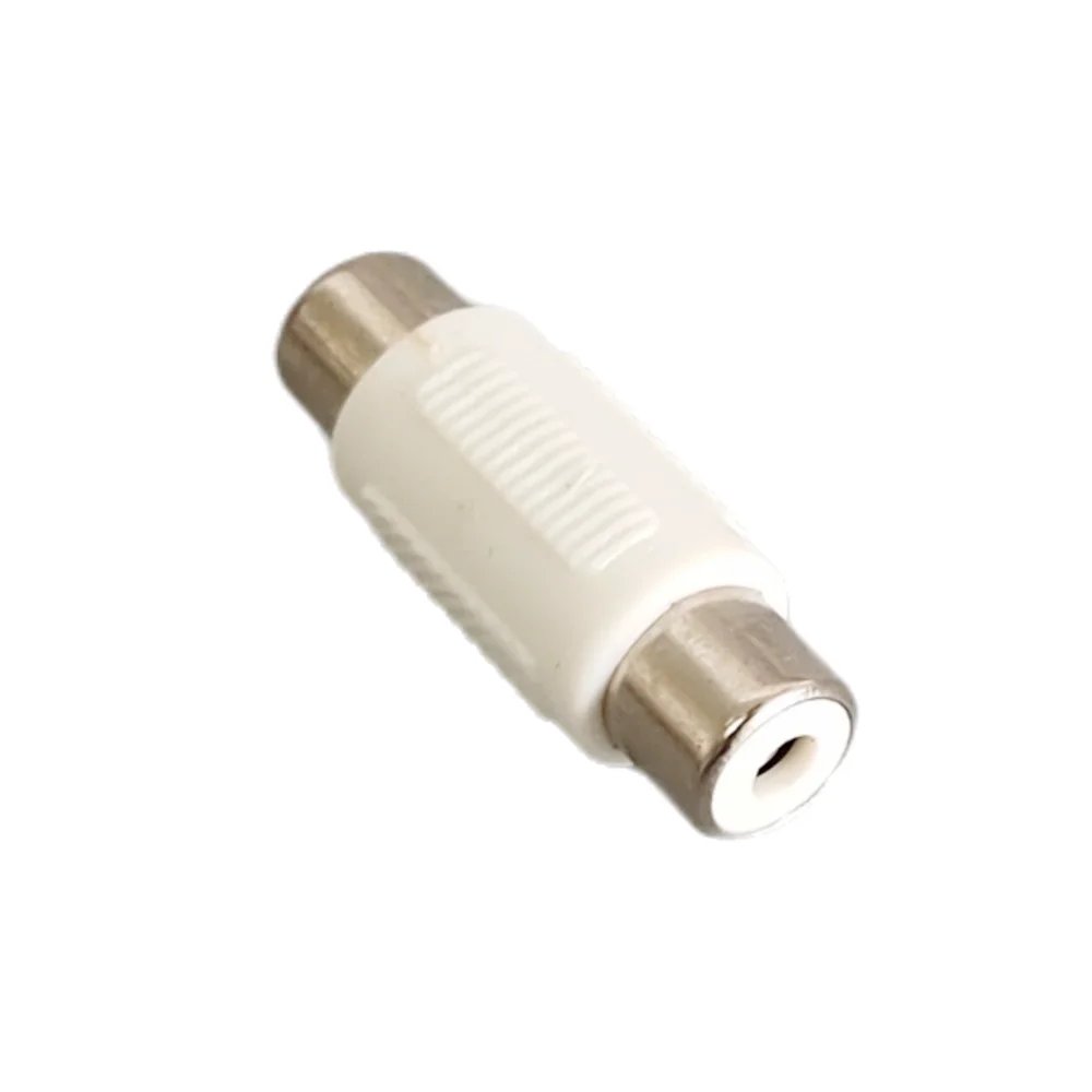 10PCS Straight RCA Female to Female connector Jack AV cable joiner coupler Audio Video