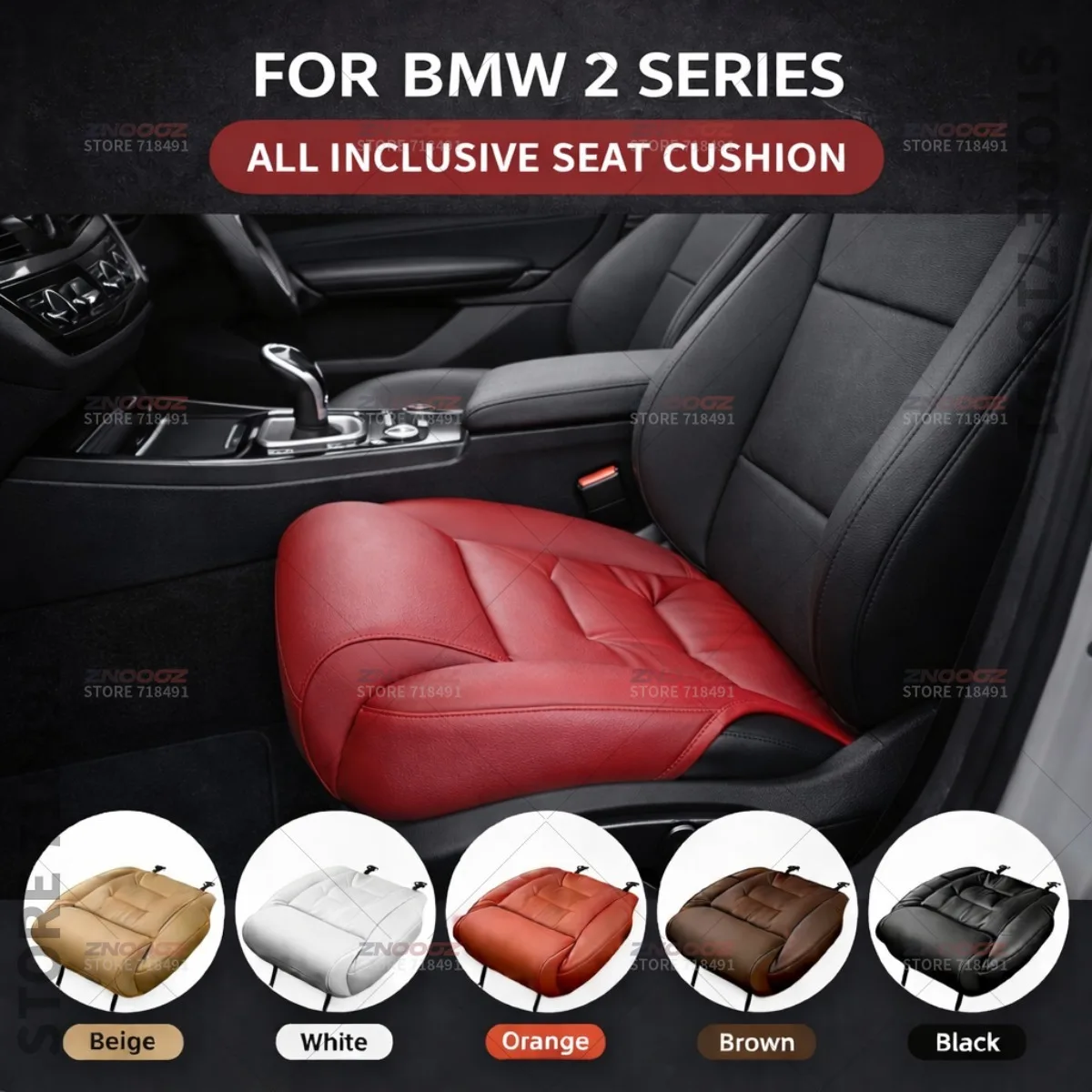 

Подушка-удлинитель для поддержки ног в сиденье автомобиля BMW 2 серии GT, накладка на сиденье из пены с эффектом памяти, аксессуары для интерьера