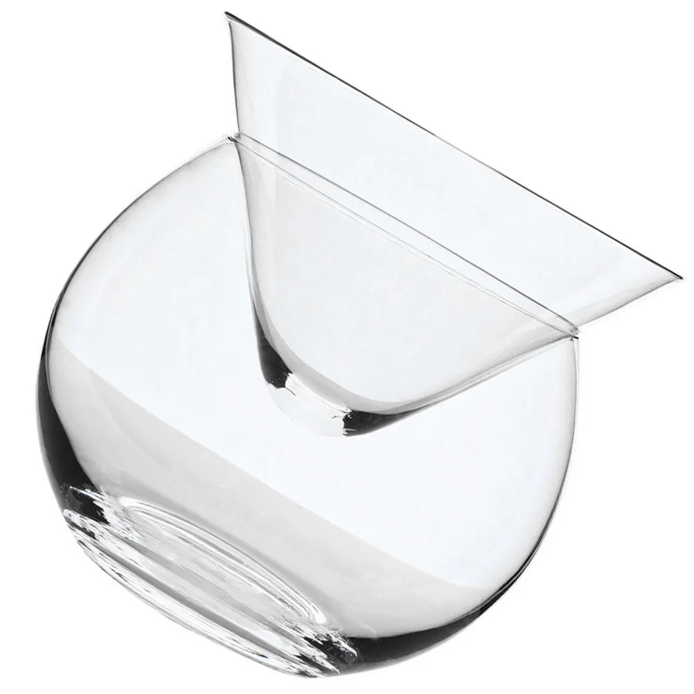 

1Set Glass Bowl Transparent Stable Design Ice Chiller Serving Dish for Salad Fruit Dessert Appetizers Glass Salad Bowl