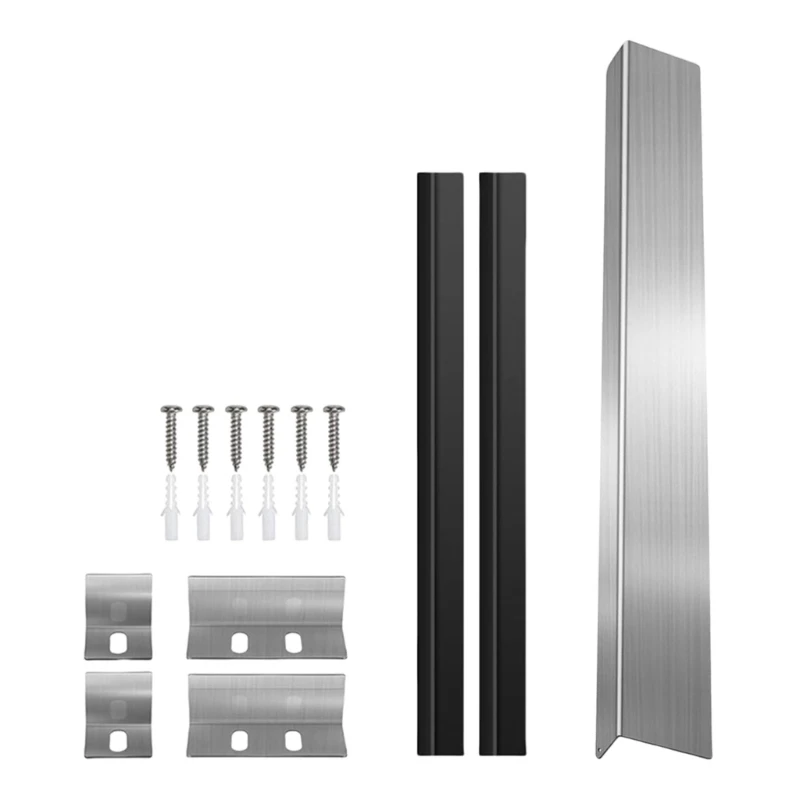 30inch Slide-in Rear Filler Stove Gaps Filler Strips Stainless Steel Backsplash for Stove Trim Stove Backsplash