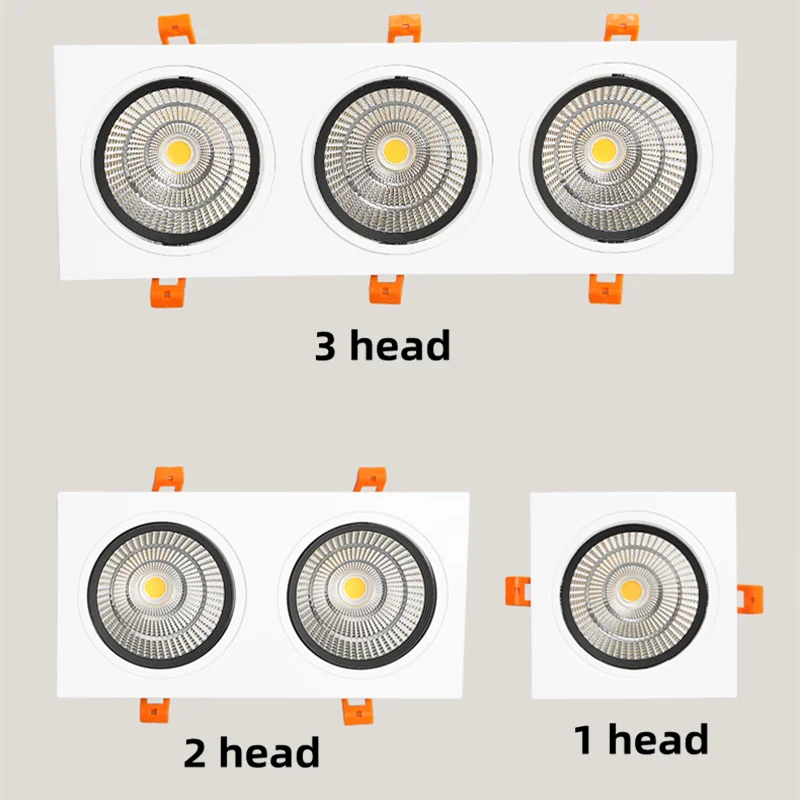 COB embedded spot light Dimmable LED Down light LED Ceiling light AC110V-220V ceiling light 14W18W36W interior lighting