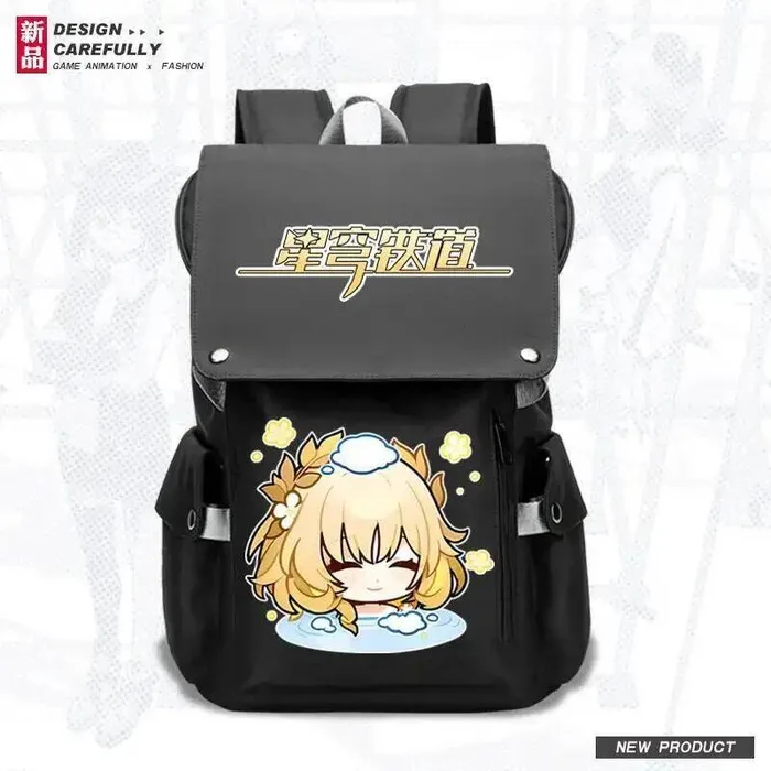 

GAME Honkai: Star Rail Aglaea Theme Backpack School Student Knapsack Anime Cosplay Handbag Messenger Bag Game Anime Game