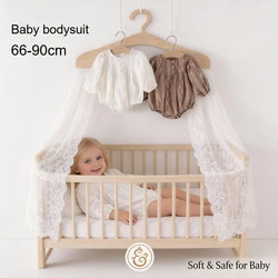 Body de manga larga para niñas recién nacidas, ropa informal, mono bordado de algodón, Otoño, nuevo