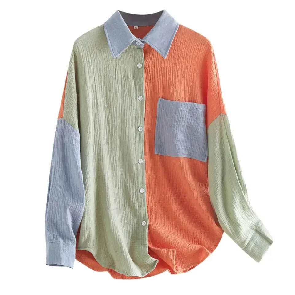 

Women'S Long Sleeve Button Down Shirt Blouse For Women Elegant Tunics Summer Tops Short Sleeve Linen Korean Style Ladiestops