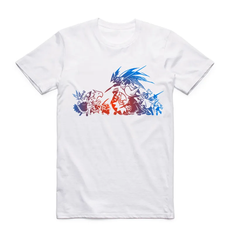 Fashion Men FF Final Fantasy T-shirt O-Neck Short Sleeve Summer Geek Japanese Game Cloud Strife YUNA Casual Top Tee T Shirt