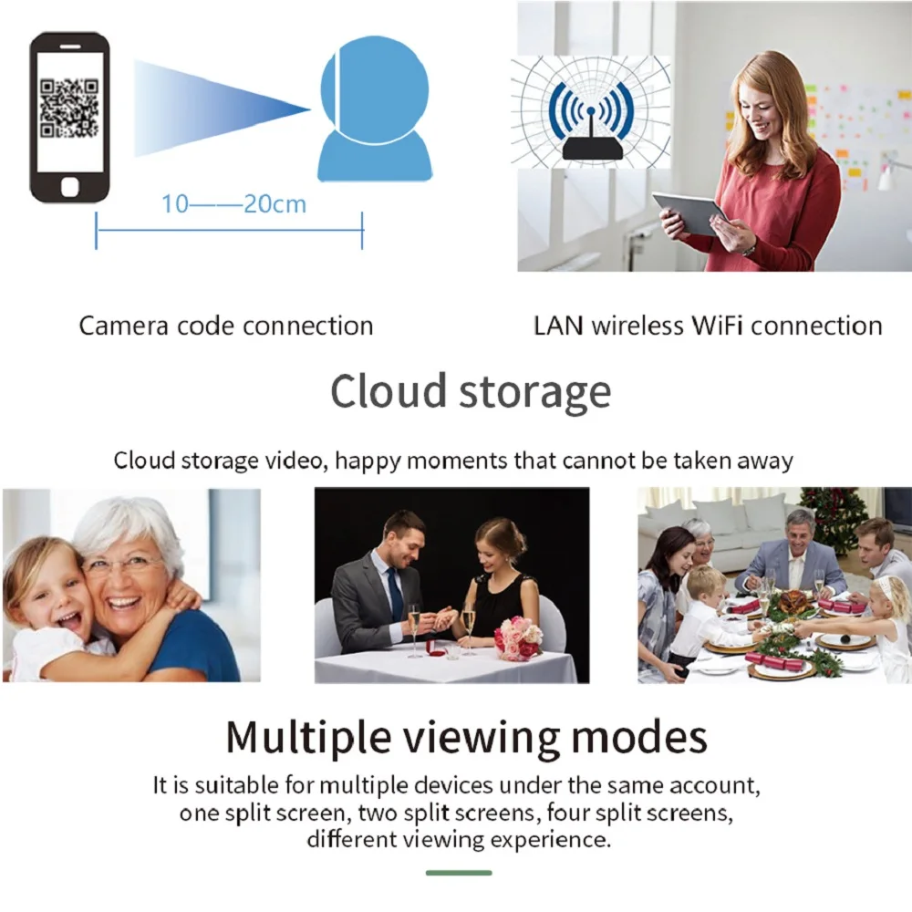 TUGARD 2K 3MP IP Camera Tuya Smart Home Indoor WiFi Wireless Surveillance Camera Automatic Tracking CCTV Security Baby Monitor