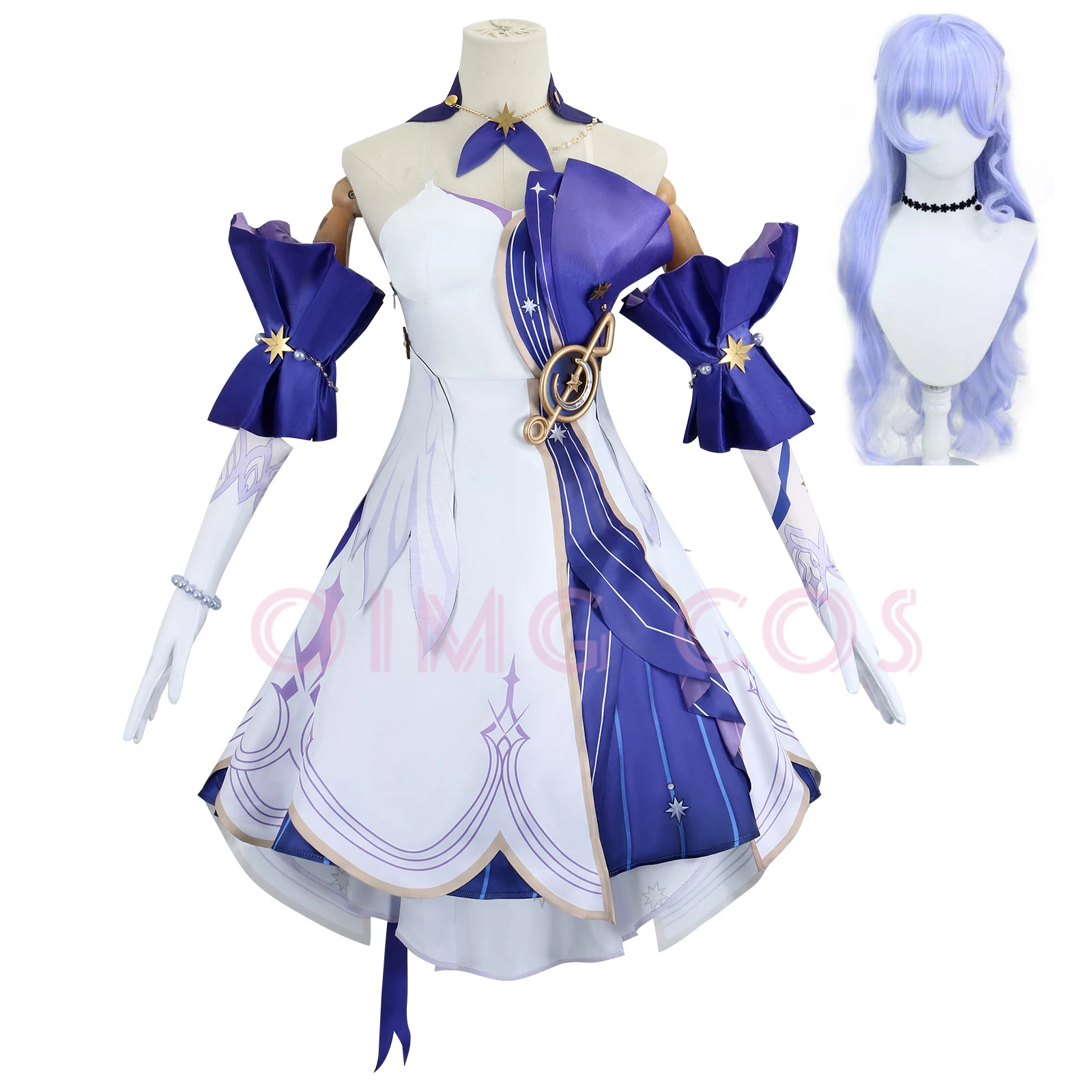 Robin Cosplay para homens, Trilho Estrela Honkai, Uniforme de Carnaval, Jogo de Anime, Trajes de Halloween, Peruca