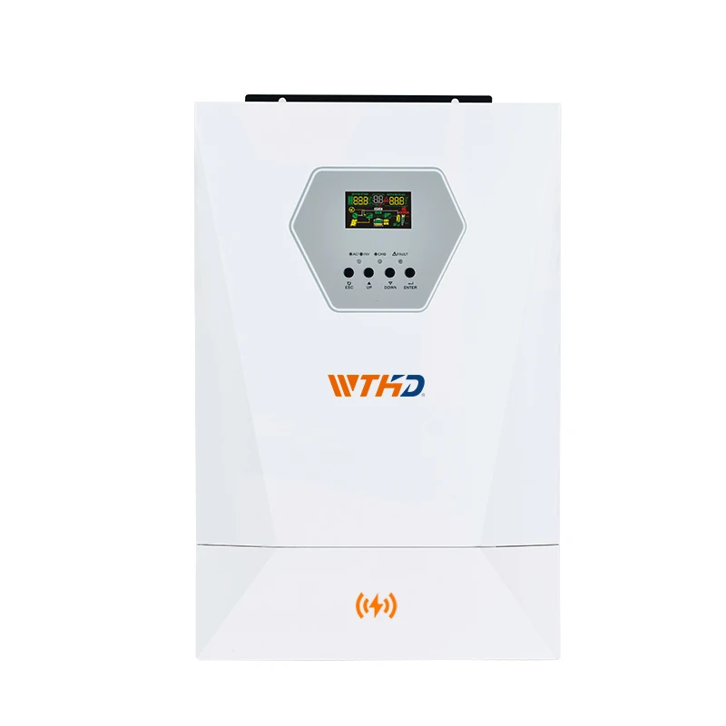 5.5KW مرحلة واحدة 5000 واط 5500 واط 48 فولت العاكس للطاقة الشمسية 5000 واط 5KW التيار المتناوب الناتج موجة جيبية نقية خارج الشبكة الهجين العاكس للطاقة الشمسية