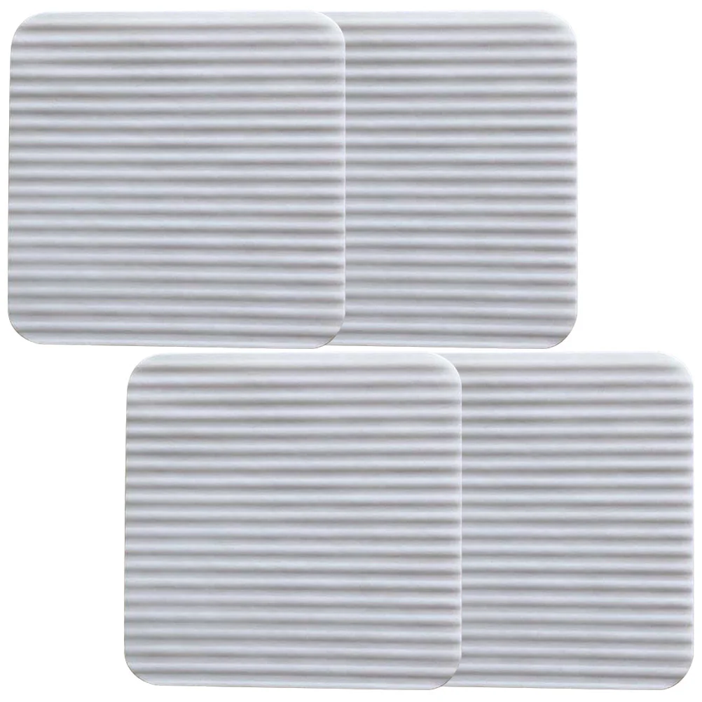 4 قطعة شريط سجادة غير قابل للانزلاق حامل وسادة السجاد للأرضيات الخشبية سهلة الاستخدام وإزالة السجاد الشريط البساط وسادة لسجاد المنطقة