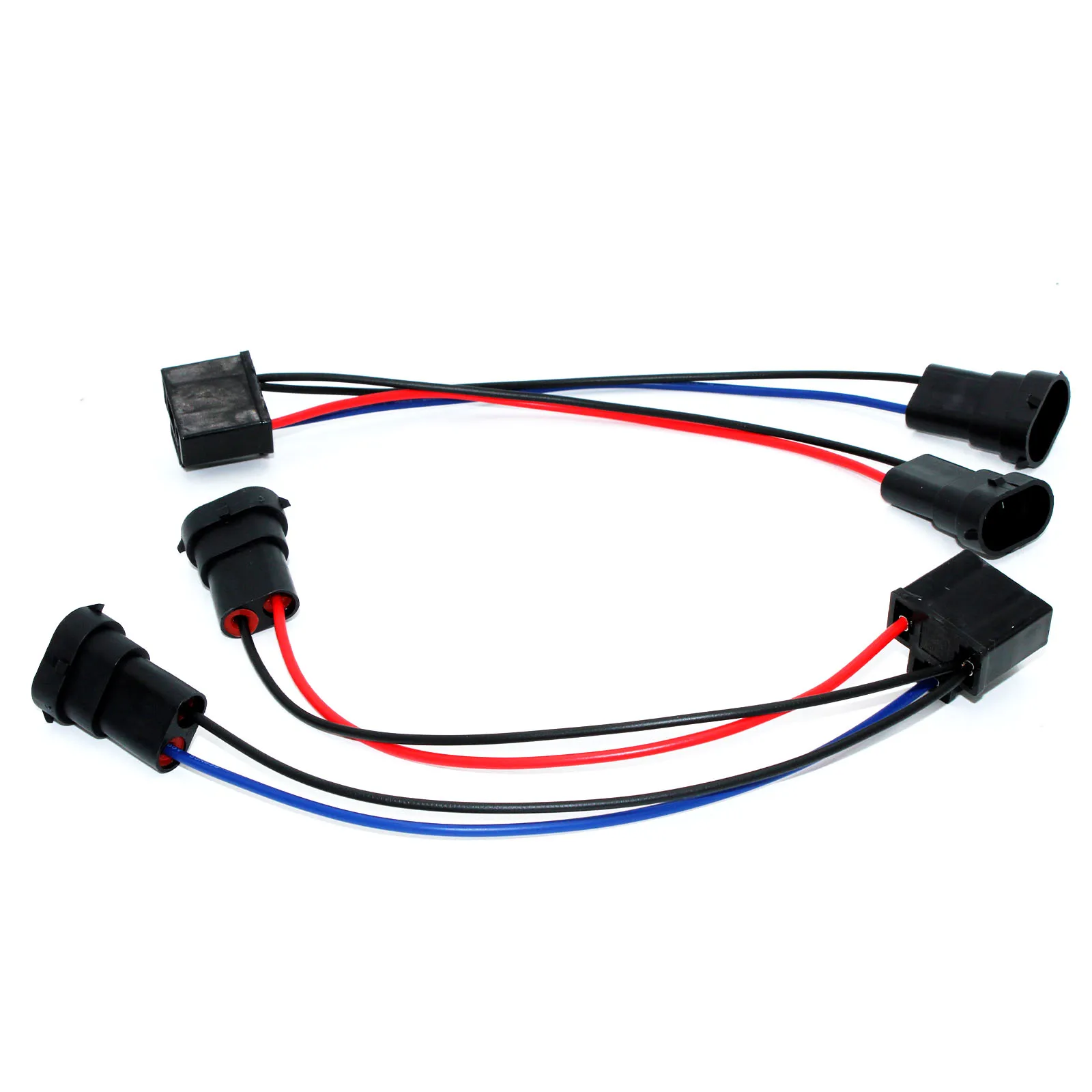 

2pcs H4 male to 2 H11 females , Car Truck Headlight Extension Connector Plug Light Socket Adapter 12V