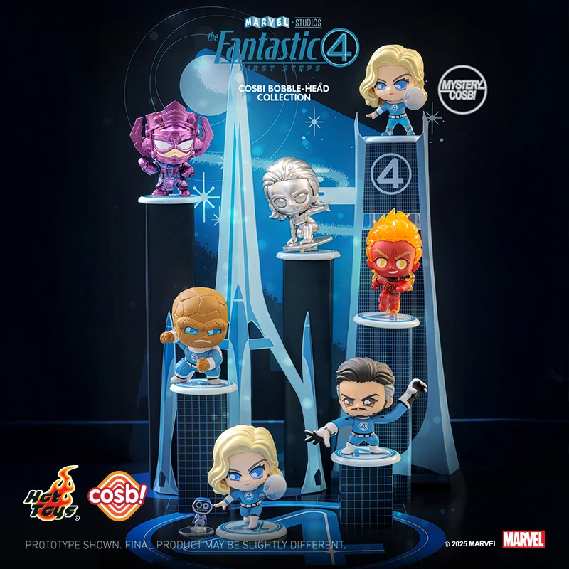 

Hot Toys: Fantastic 4: Debuting in Stock COSBI Blind Box Invisible Women's Mini Doll Handmade Ornament Surprise Gift