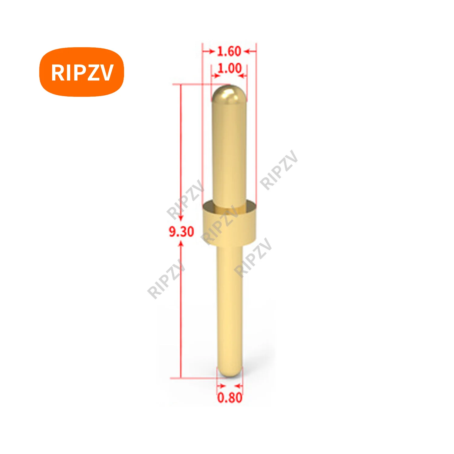 

4 series 7 series sensor pin diameter 1.6mm length 9.3mm solder type hot plug connector copper pin RIPZV