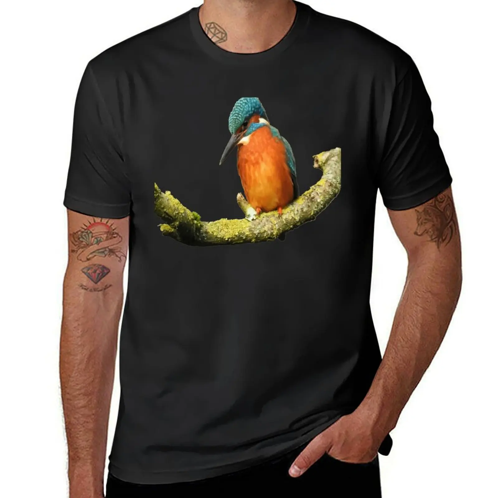 Stunning Kingfisher Vector Art T-Shirt kawaii clothes oversized fitted t shirts for men