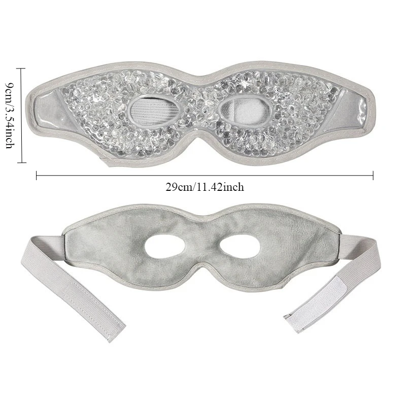 أقنعة العين للعيون المنتفخة قابلة لإعادة الاستخدام الساخن الباردة ضغط هلام قناع عين التبريد قناع عين للعيون منتفخة العين الجافة الإجهاد العناية بالبشرة