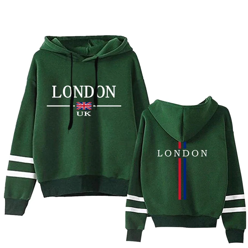 

Повседневные спортивные женские универсальные худи-пуловеры в полоску для активного отдыха, хит продаж, модные, простые, весна 2026, стиль свитшота