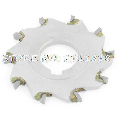 63mm x 22mm x 4mm 10 Teeth Tipped Face Sided Saw Blade Milling Cutter Tool