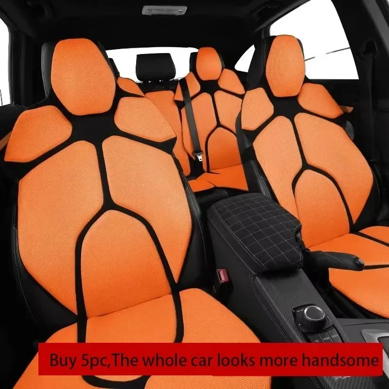 High Quality Ergonomic Mesh Lumbar Support Cushion, Breathable Massage Back Pad Dual Use Car Office Interior Accessories