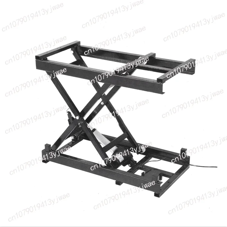 Electric Lift Tea Table 160kg Load Elevation Adjustable Platform Remote Control Motor Table Lifting Hardware Folding Iron Frame