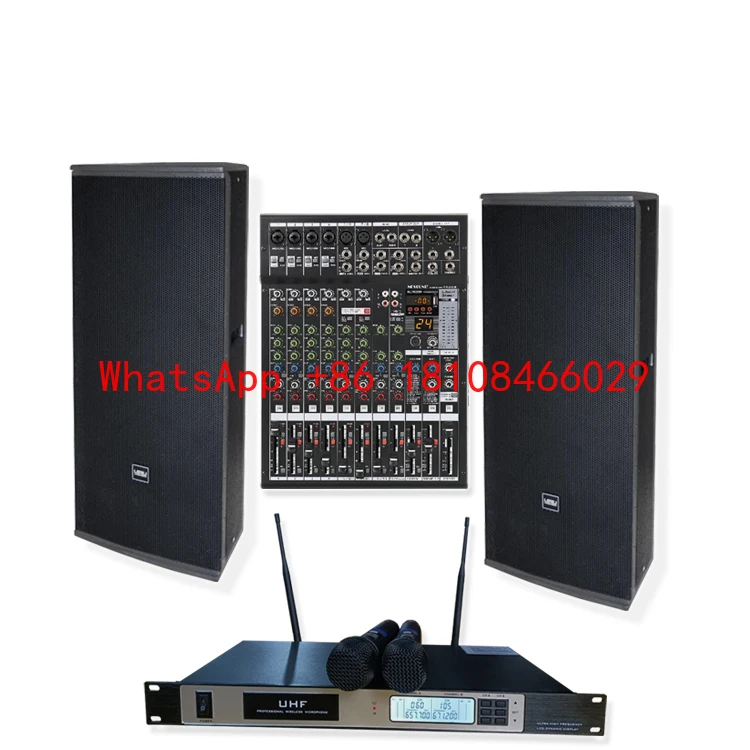 

Профессиональный комплект акустических систем RM15.2 /QU-12/LS380U для сцены, церкви, уличных мероприятий, крупномасштабных выступлений, свадеб, баров и конференций