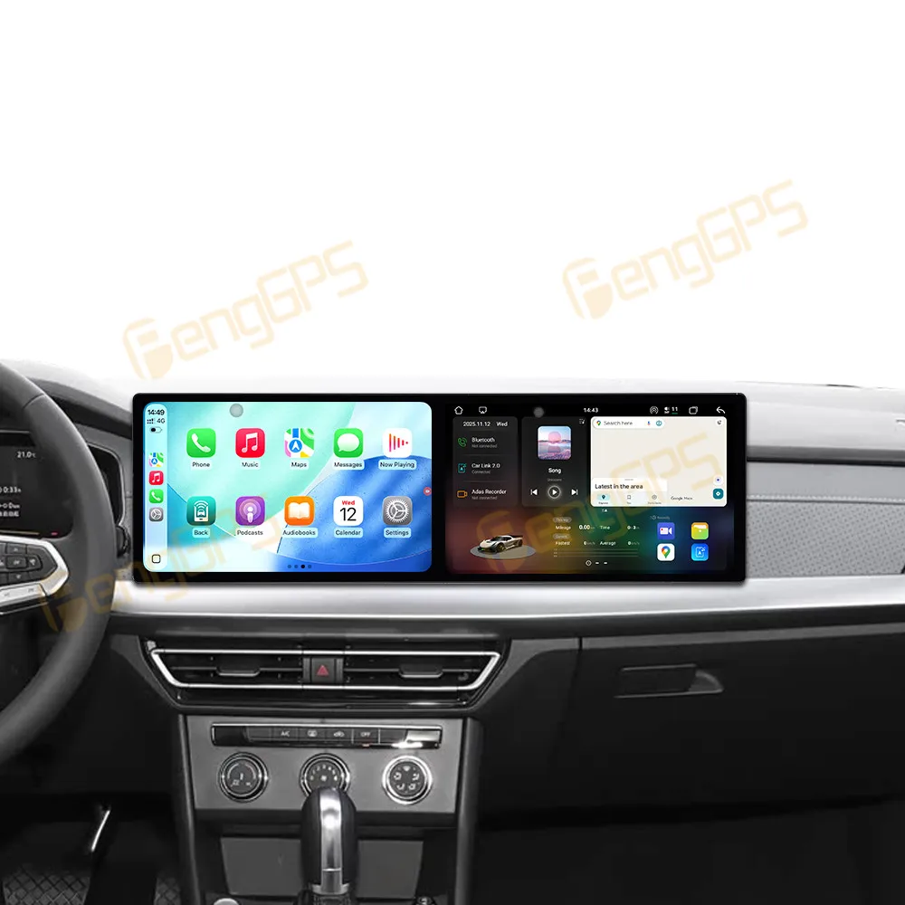 

Автомобильный радиоприемник CarPlay с двойным экраном 10,1 дюйма для Volkswagen Lavida Lavida Plus 2023-2024 с сенсорным экраном, мультимедийный плеер
