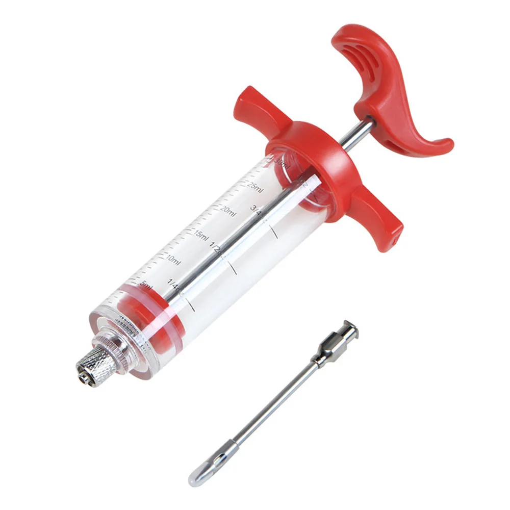 شواء اللحوم حقنة تتبيلة حاقن تركيا نكهة الدجاج حقنة المطبخ الطبخ Syinge الملحقات