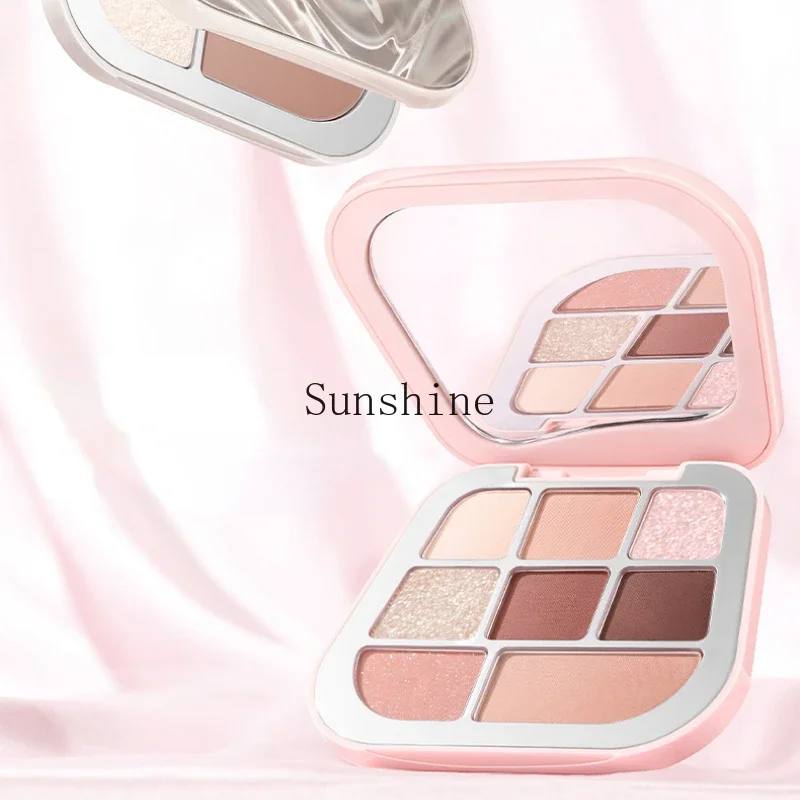 

Satin eight-color eyeshadow disc matte new daily light makeup