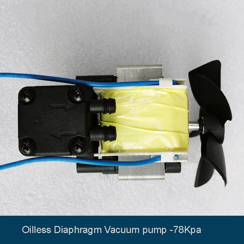 55W Micro Vacuum Pump 220V with -78KPA Ultimate Pressure 15L/MIN Max Air Vacuum Pump 220V