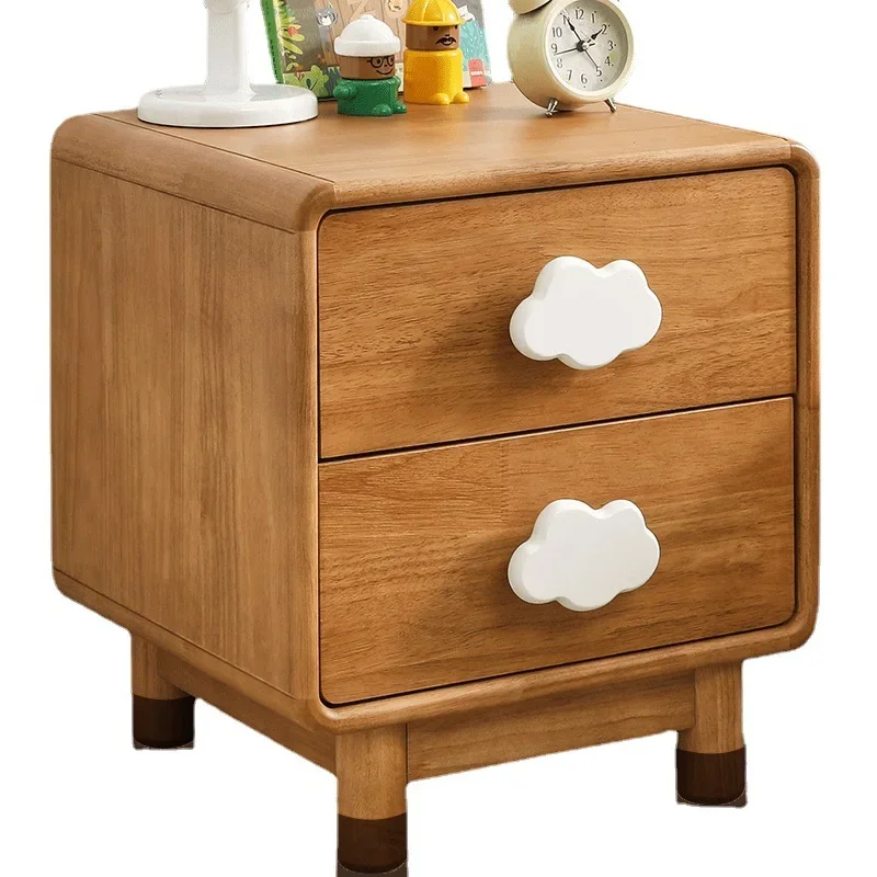 

Solid woodchildren's bedside table minimalist modern small storage mini cabinet small unit cloud cabinet bedroom storage cabinet