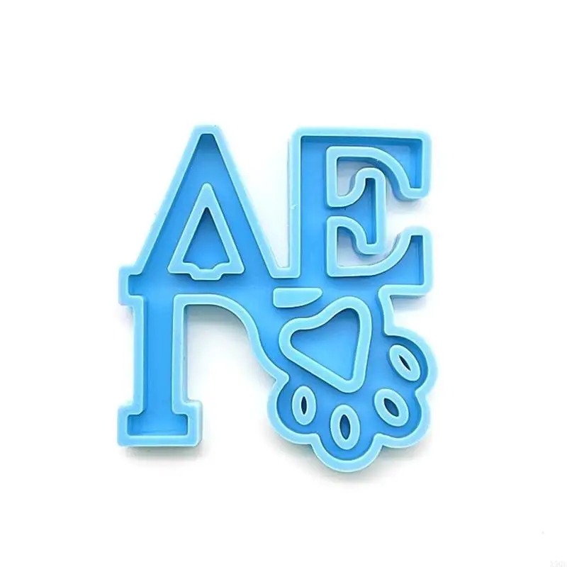 

DIY Pet Series Love Dog Paw Silicone Epoxy Mold DIY Keychain Pendant Ornaments Crafting Mould for Anniversary Gift