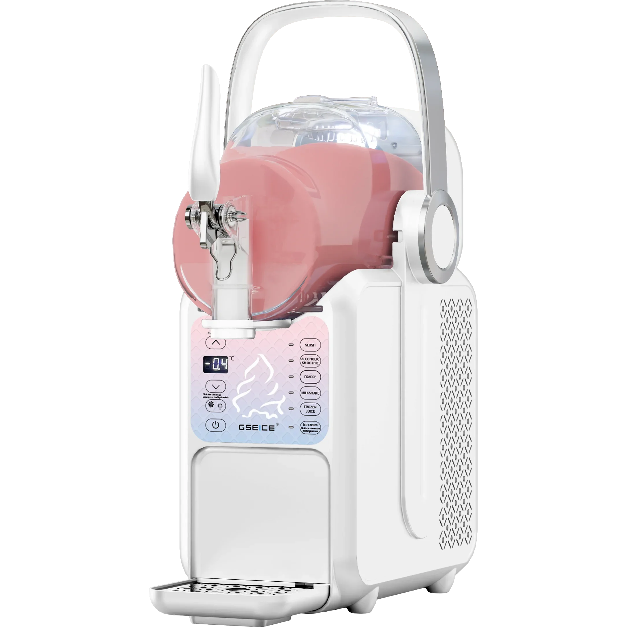 FirmHome Store New 3.5 L Portable Handle Slush Machine Home & Commercial Use, Bulk Discount Ready White
