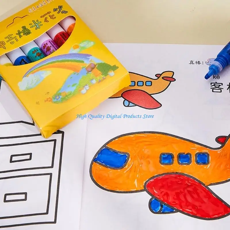 U2JE Bubble Drawing Pen Educational Drawing Tool For Kids Painting Craft Card Making