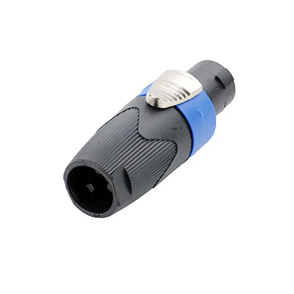 Hot 4 Pole Speaker Plug Twist Lock Cable Connector for NEUTRIK Type NL4FC Speakon 4 Pole Plug Male Audio SPK Connectors