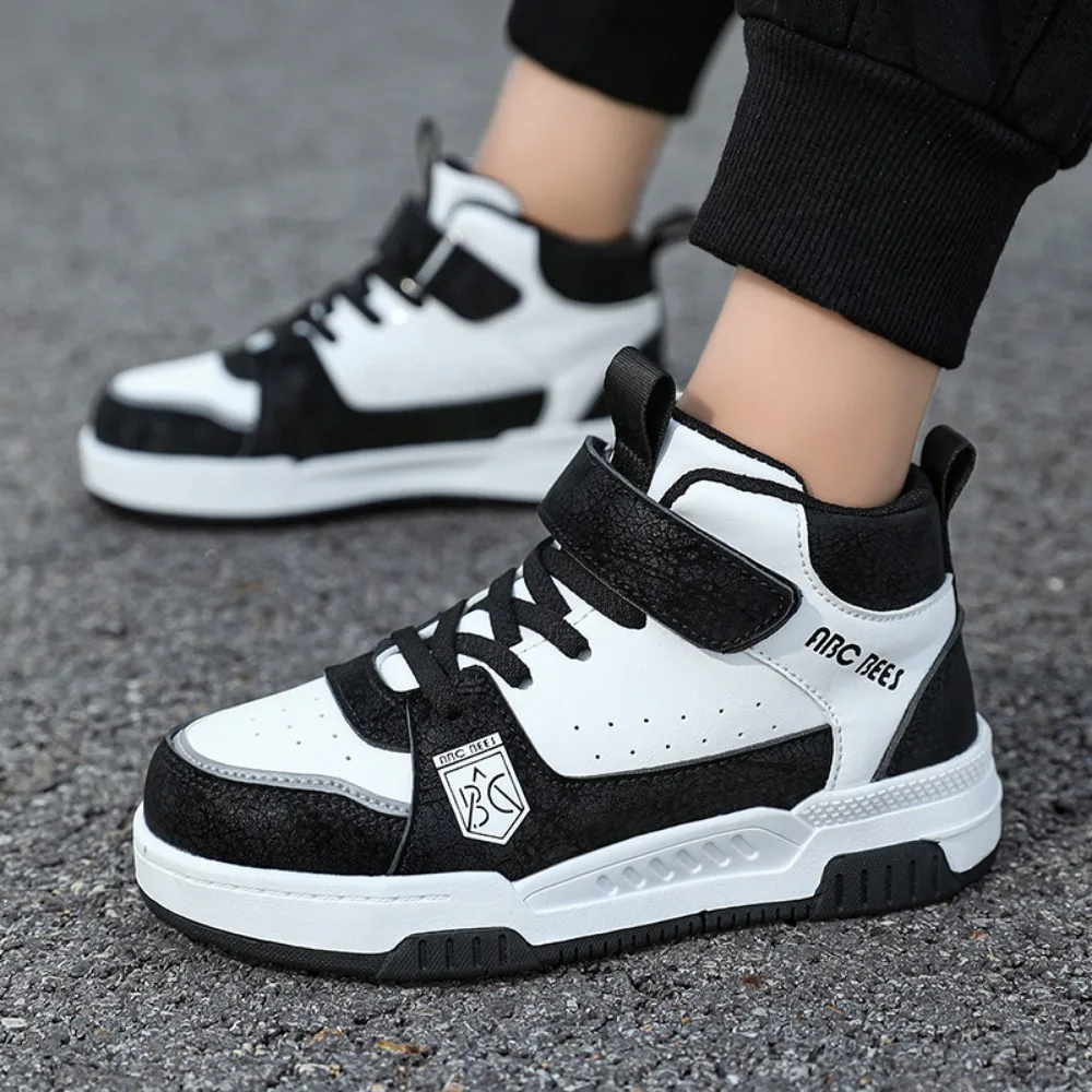 

Children Sneaker Boys Shoes Skateboard Kids Casual Shoes Autumn Sports Tennis High Top Sneaker Girls High Top Outdoor Walking