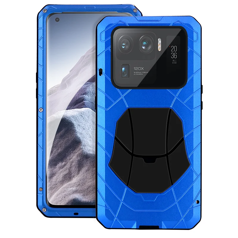 Luxury Full Protective Metal Case Shockproof For Xiaomi 11 10 10s Redmi K40 K30 K30s Ultra Hard Aluminum Armor Heavy Duty Cover