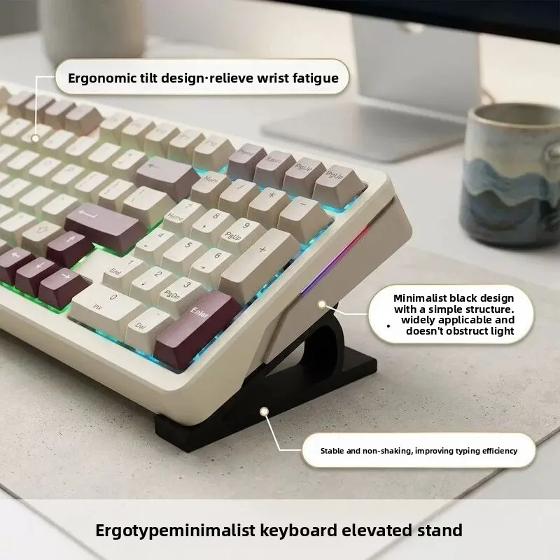 Laptop Invisible Mini Stand Bracket Portable Elevating Small Foot Pads Heat Sink Base Pad Aluminum Alloy Laptop