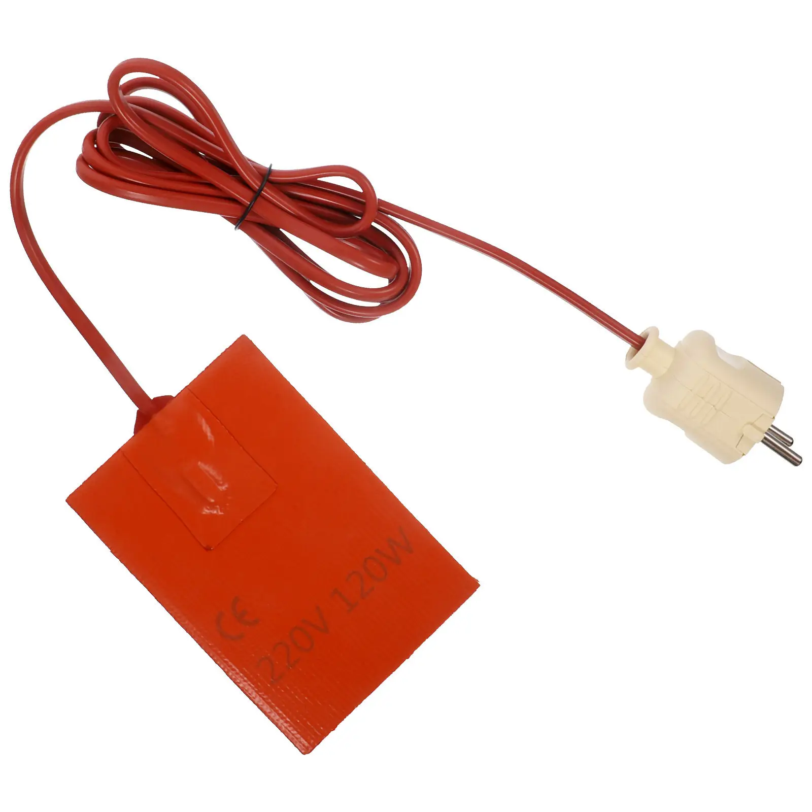 Car Water Tank Thermostatic Antifreezing Heater Constant Temperature 40-150 Degrees Eu Plug Vehicle Heating Device Back Adhesive