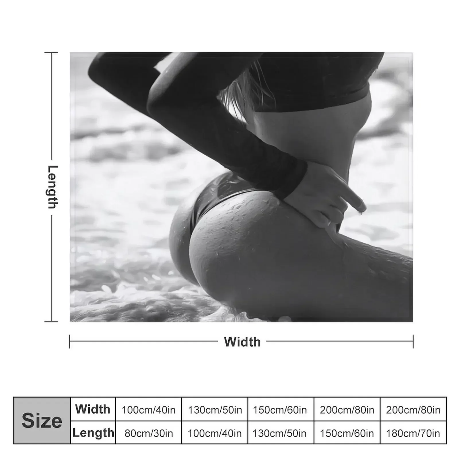 Beautiful Beach Woman Throw Blanket Blankets Sofas Of Decoration Thin valentine gift ideas Kid'S Blankets